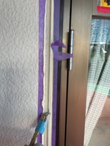 シーリング施工　ヘラ押え